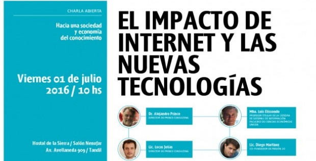 Se desarrollará charla sobre el impacto de Internet y las nuevas tecnologías