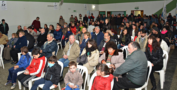 Emotivo y amplio homenaje a Eva Perón en Tandil