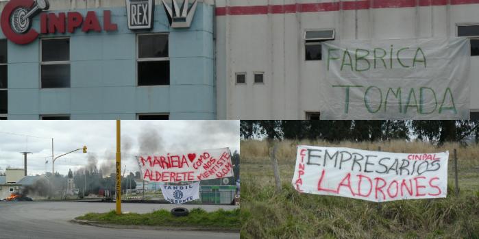 Cinpal: Fábrica tomada por sus trabajadores por sueldos adeudados