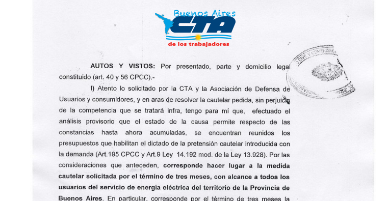 Un nuevo fallo judicial de La Plata frena el tarifazo de luz en la Provincia