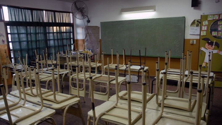 Un paro que alcanzó a casi la totalidad de los docentes de la provincia