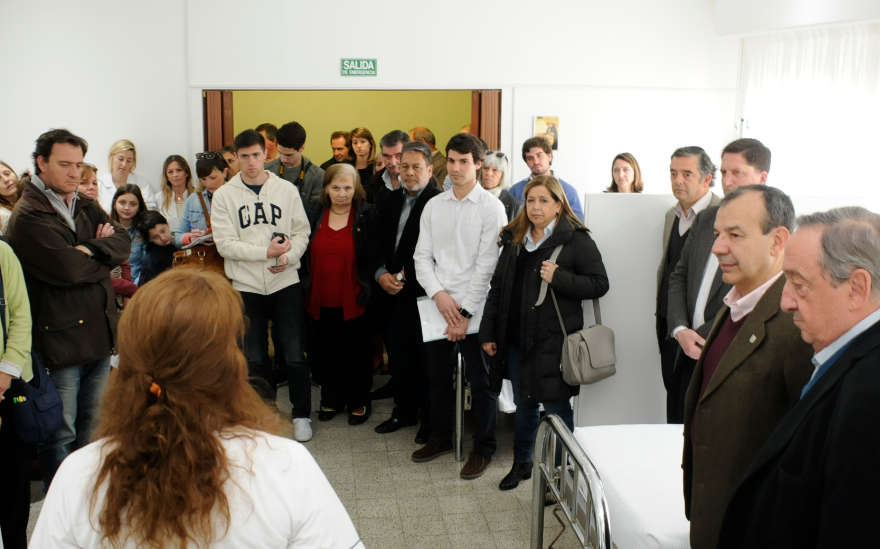 Inauguraron la sala de cuidados especiales del Hogar de Ancianos San José