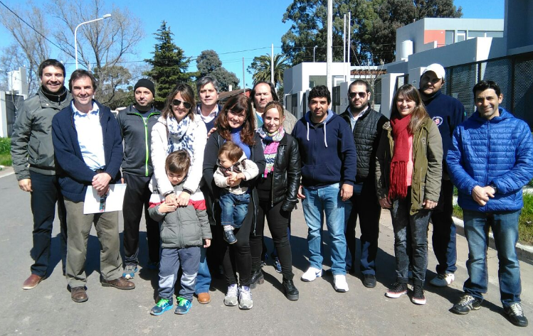 Procrear: beneficiarios visitaron el predio junto al jefe regional de Anses