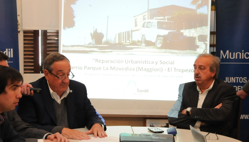 Lunghi presentó un proyecto de urbanización para La Movediza y El Tropezón