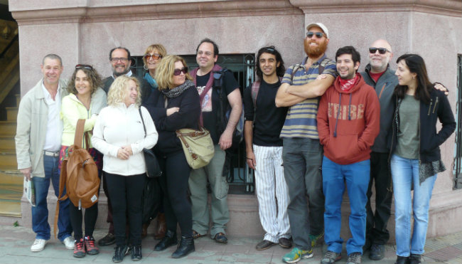 Manifestación contra la designación de Majolo en Consejo de Teatro Independiente