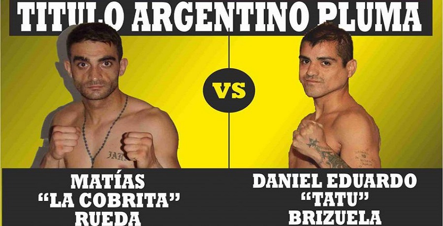 Rueda vuelve al ring y expone su título argentino