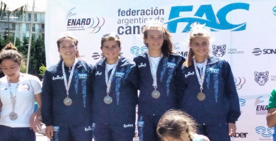 Tandil se vistió de oro en el Sudamericano de Canotaje