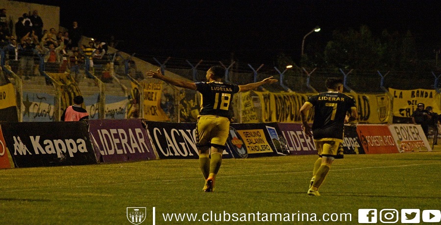 Santamarina se recuperó a tiempo y empató 2-2 ante Douglas Haig