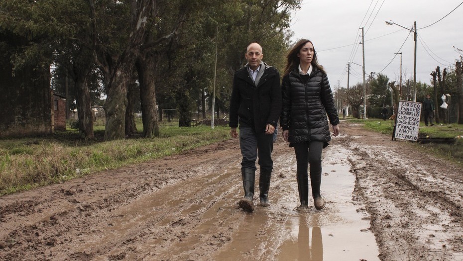 Vidal de vacaciones y el noroeste de Buenos Aires devastado por las inundaciones