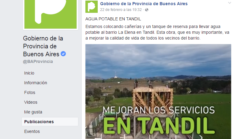 Vecinos de La Elena aseguran que la publicidad oficial sobre el agua en el barrio es mentirosa