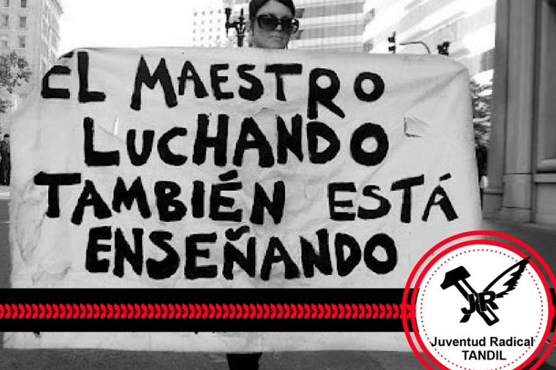 Conflicto docente: la Juventud Radical de Tandil se posiciona contra el Gobierno del que forman parte