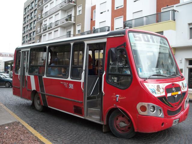 Cambio de recorrido en la línea 501 de colectivos