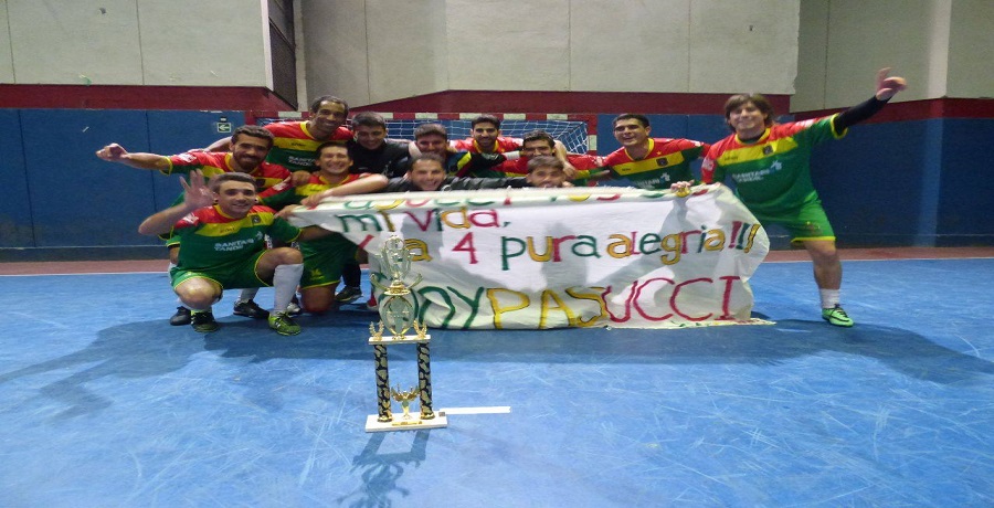 Los Pasucci son los campeones de la Copa Tandil de Futsal