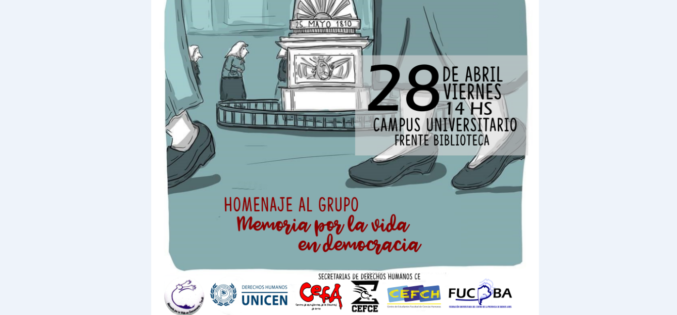 Homenaje al grupo «Memoria por la Vida en Democracia»