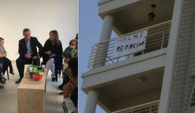 Macri, entre repudios de vecinos en Castelar y fin de semana largo en Tandil