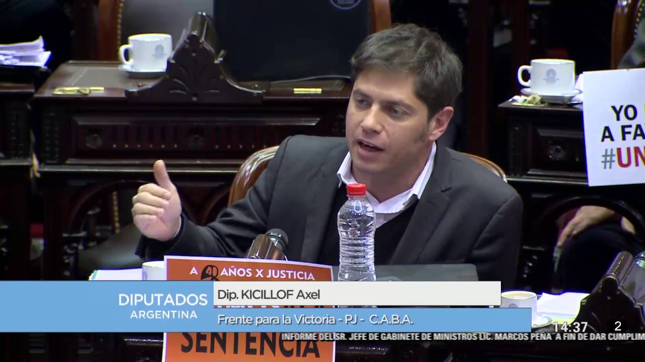 Axel Kicillof a Marcos Peña: «Son neoliberales. ¡Háganse cargo!»