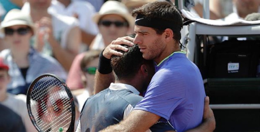 Con una «triste victoria» Del Potro avanzó y ahora jugará ante Andy Murray