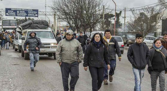 Griselda Altamirano y la 1° de Octubre iniciaron una caminata con destino La Plata