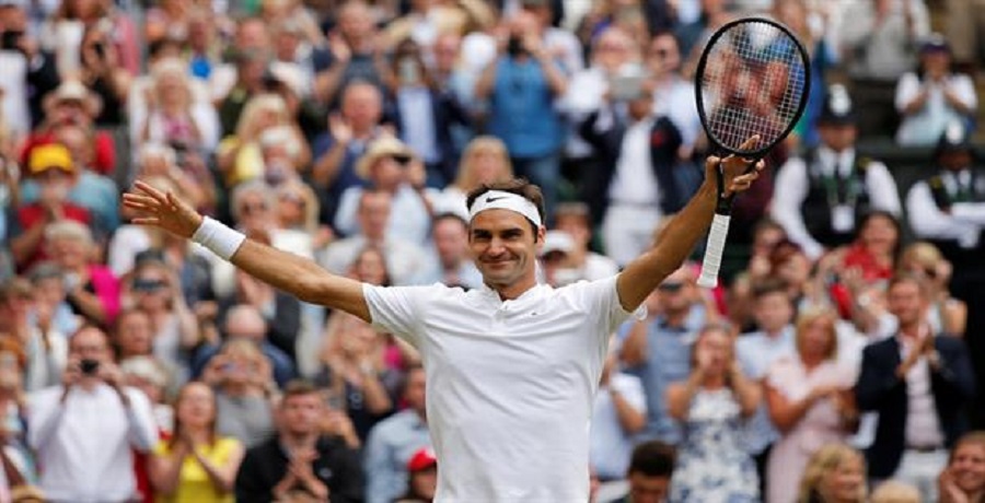 Roger Federer, la maquina suiza que ya está en la final y buscará su octava corona en Wimbledon