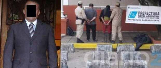Detienen a otro dirigente de Cambiemos con tonelada y media de droga