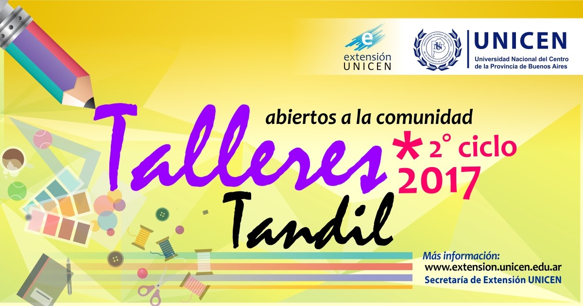 Cierra el jueves la inscripción para talleres de la UNICEN