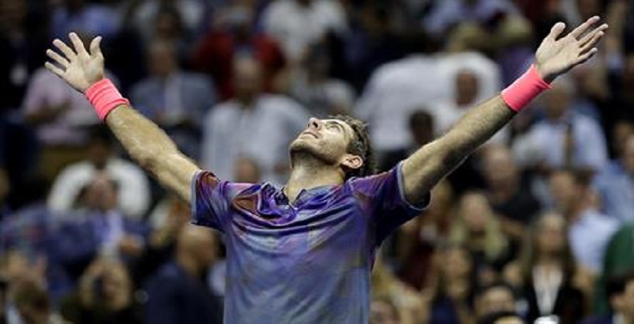 Del Potro volvió a ganarle a Federer en el US Open y jugará semifinales ante Nadal