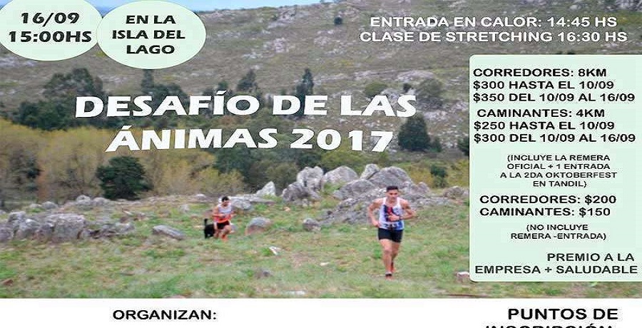 Se corre el “Desafío de las Animas” edición 2017