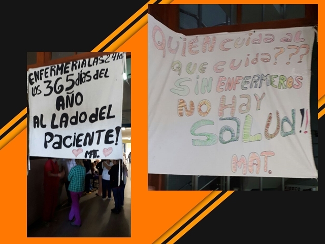 Enfermería del Sistema Integrado de Salud en Asamblea, Alerta y Movilización