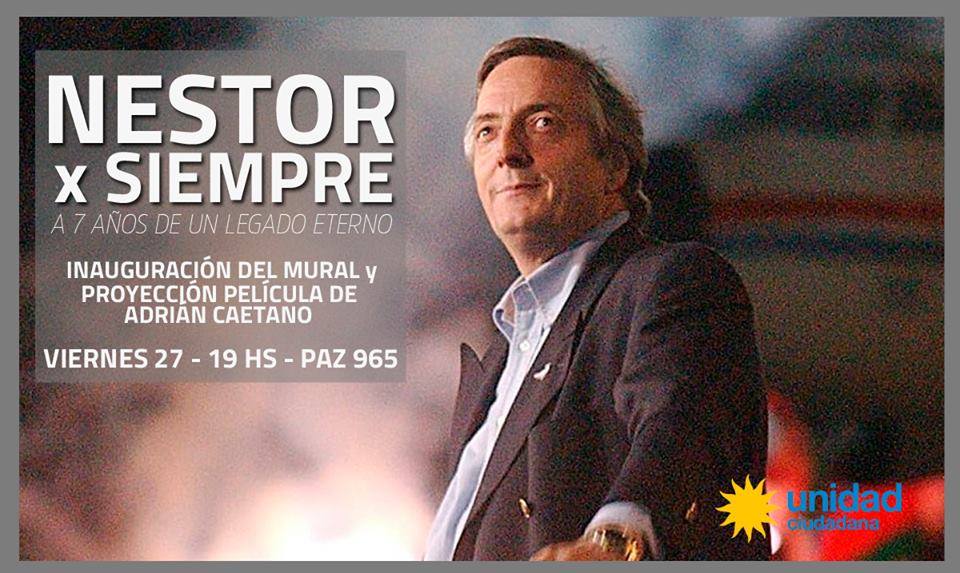 A 7 años de su fallecimiento, Unidad Ciudadana Tandil rendirá homenaje a Néstor Kirchner