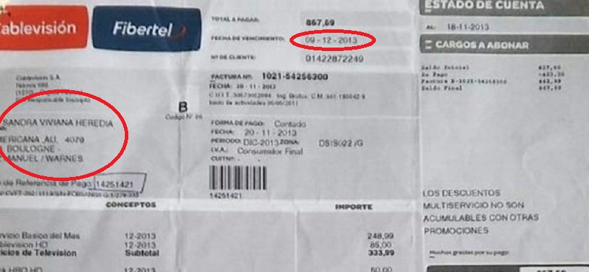 Una factura de Cablevisión a nombre de su empleada complica la coartada del ministro Triaca