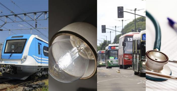 Desde mañana, suben nuevamente las tarifas de colectivo, tren, prepagas y luz