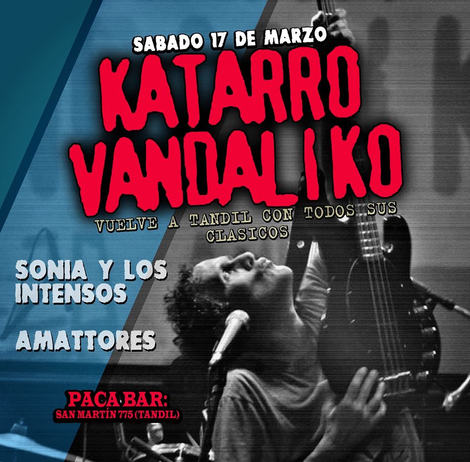 ¡Katarro Vandaliko vuelve a Tandil!