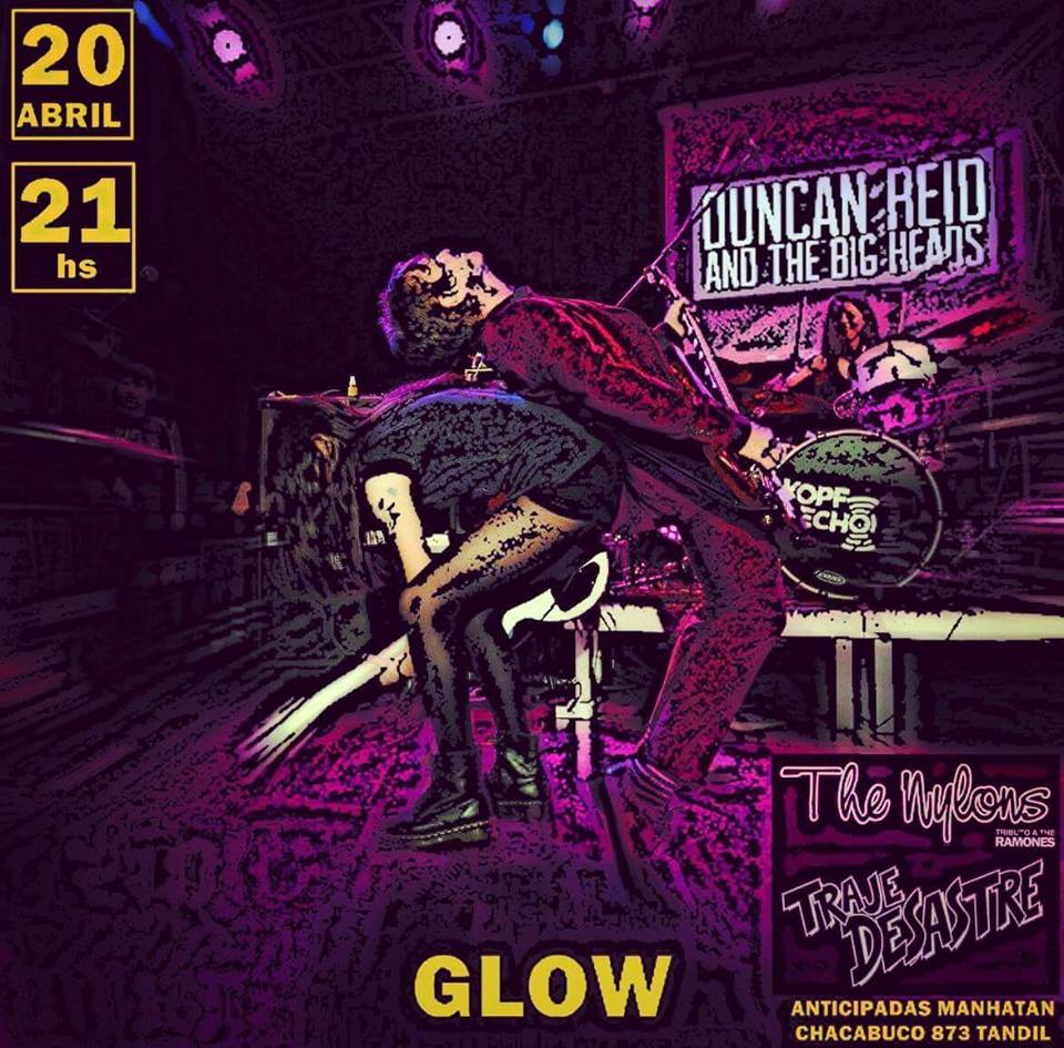 «Duncan Reid and the Big Heads» en Glow: punk rock del mejor