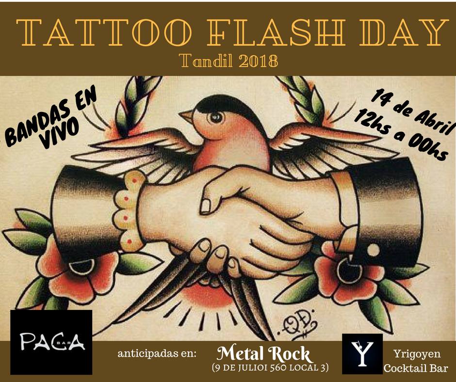 Se viene el Tattoo Flash Day Tandil 2018: ¿qué es y cuándo será?