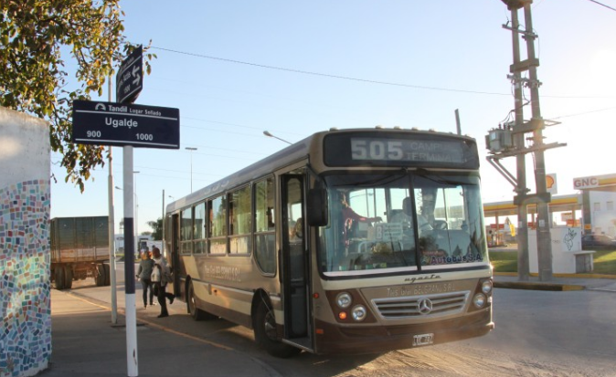 Cambio de recorrido de la línea 505 del transporte de pasajeros