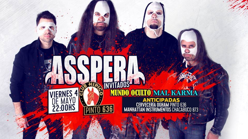 El heavy metal bizarro de Asspera en Tandil