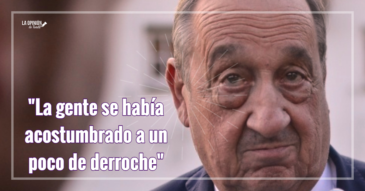 Lunghi dijo que «no hay energía» y que «la gente se había acostumbrado un poco al derroche»