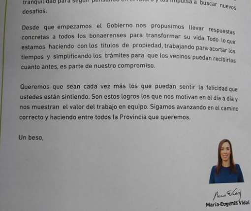 Vidal ya hace campaña hasta en las escrituras sociales