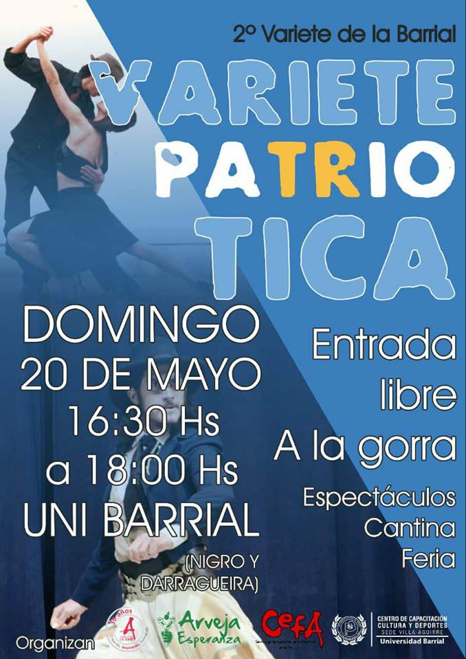 Llega la «Variete Patriótica» en la Universidad Barrial