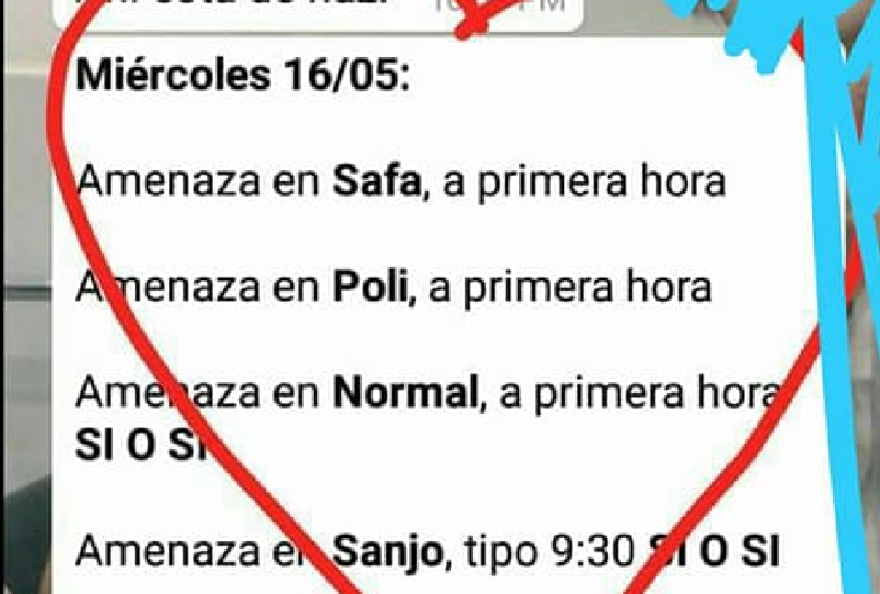 Absurdo total: suman diez las amenazas de bomba en la mañana de este miércoles