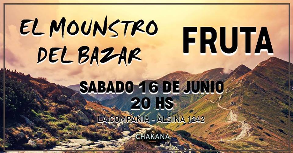 Música en La Compañía de la mano de «El Monstruo del Bazar» y «Fruta»