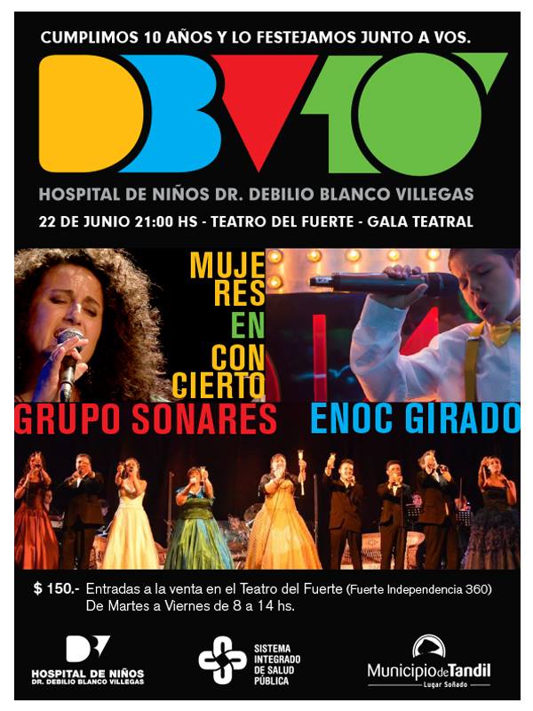 Gala teatral por los 10 años del Hospital de Niños