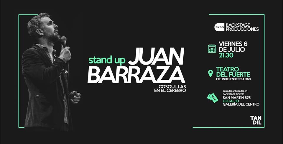 Noche de Stand Up en el Teatro del Fuerte con Juan Barraza