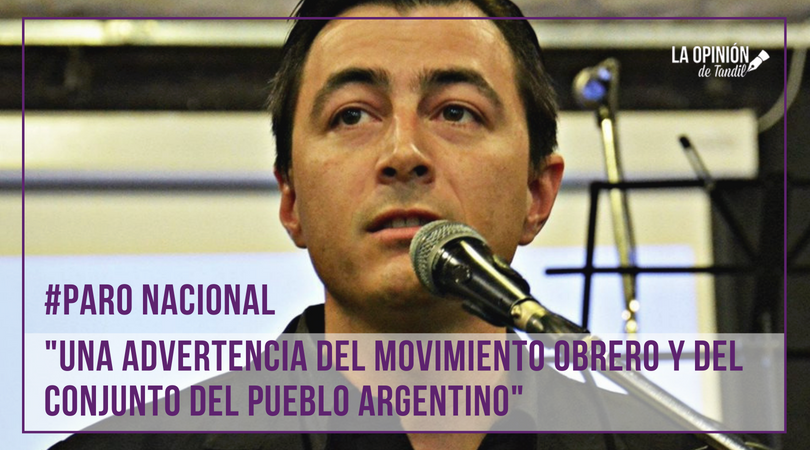 Méndez: “El Paro General es una advertencia del movimiento obrero organizado y del conjunto del pueblo”