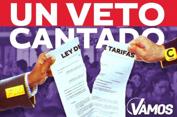 Patria Grande se suma al repudio del veto de Macri