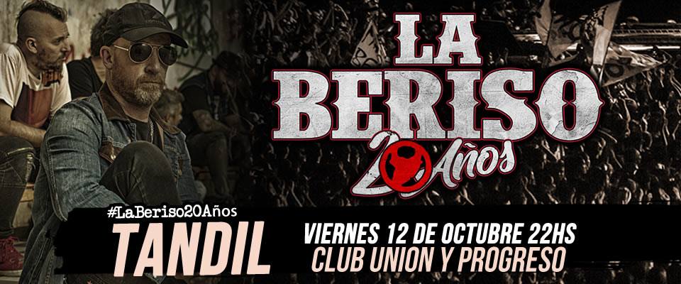 La Beriso vuelve a Tandil: 12 de octubre en Unión y Progreso