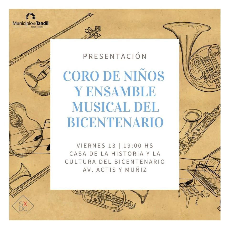 Se presenta el Coro de Niños y Ensamble Musical