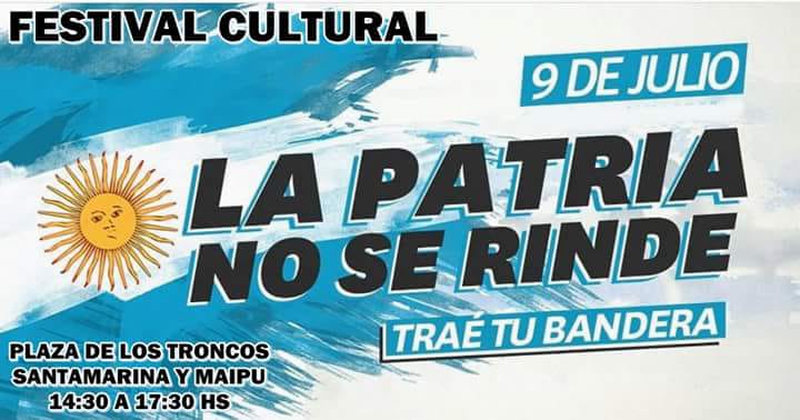 Festival Cultural: “La PATRIA no se rinde”