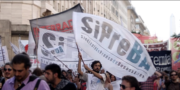 Marcha federal contra el silenciamiento de la prensa y la reincorporación de cesanteados