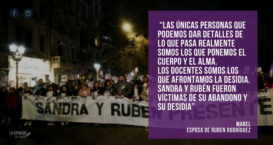 Duro mensaje contra Vidal de las familias de los docentes muertos en Moreno